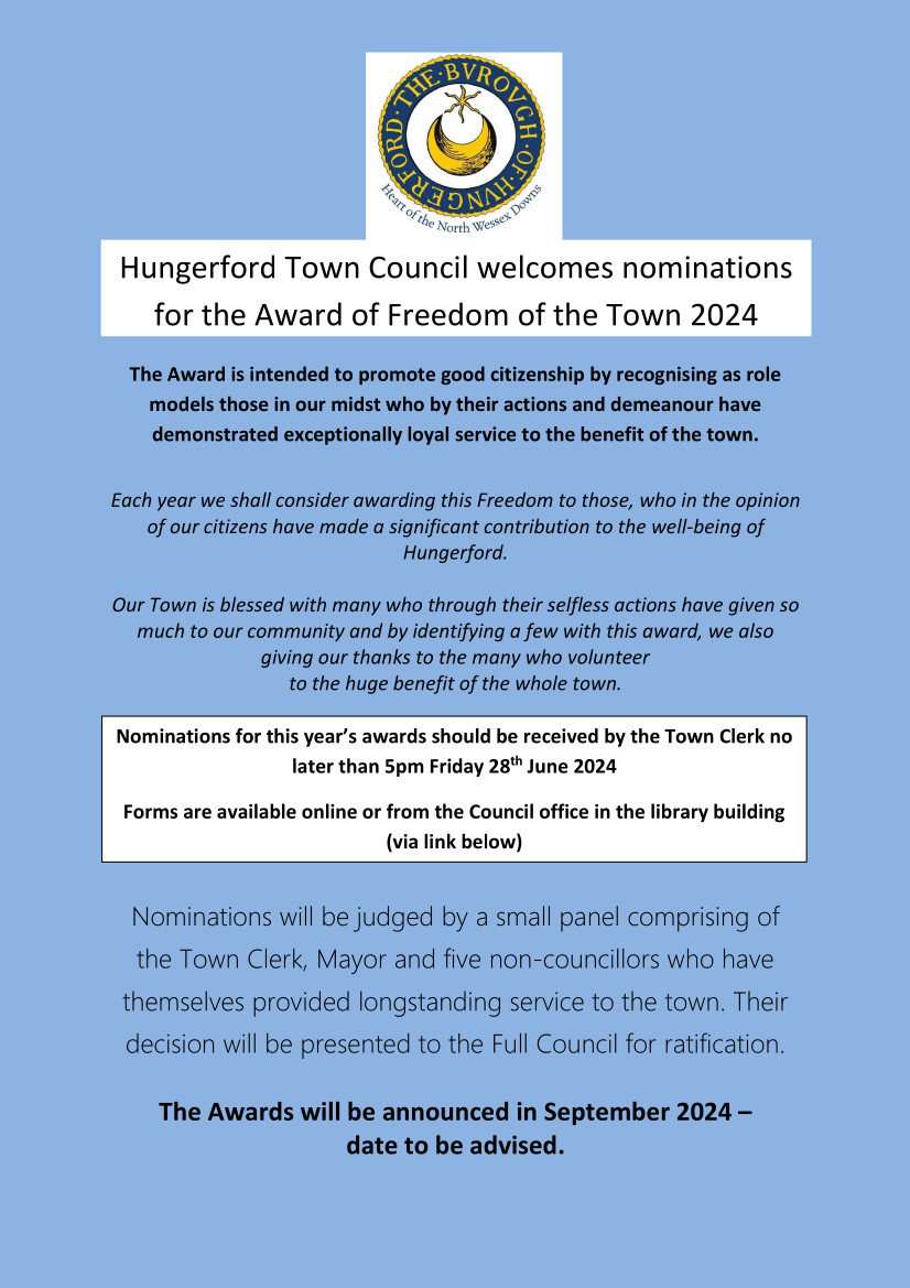 Freedom of Hungerford 2024